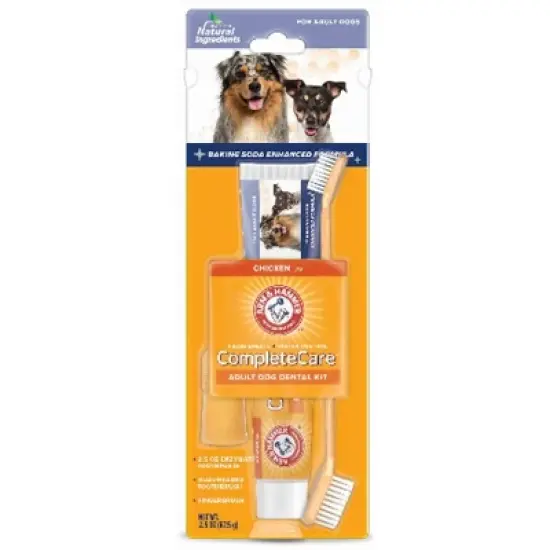 Arm & Hammer Complete Care Adult Dog Dental Kit - 2.5oz/2ct image {3}