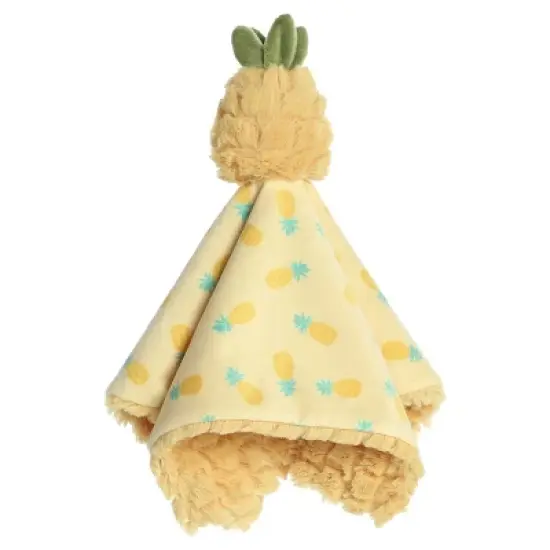 ebba Large Pineapple Luvster Precious Produce Snuggly Baby Stuffed Animal Yellow 13" image {3}