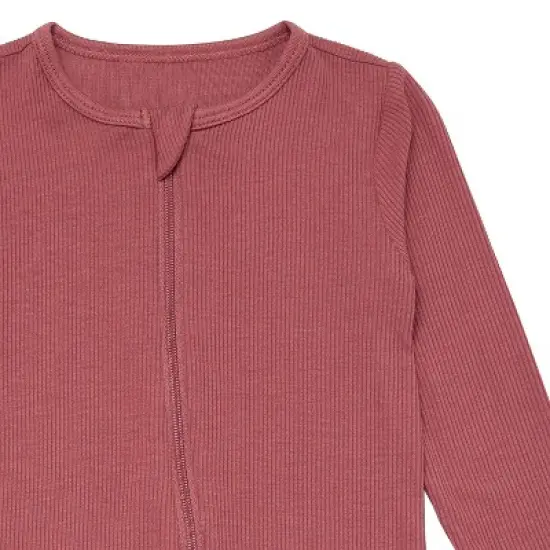 Modern Moments&trade; by Gerber Baby Girls' 2-Pack Sleep 'N Play With Mittens, Pink Roses image {4}