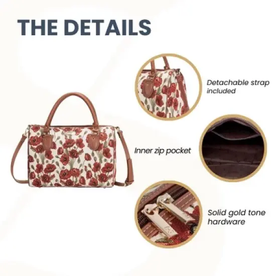 Signare USA Poppy Red Travel Bag image {3}