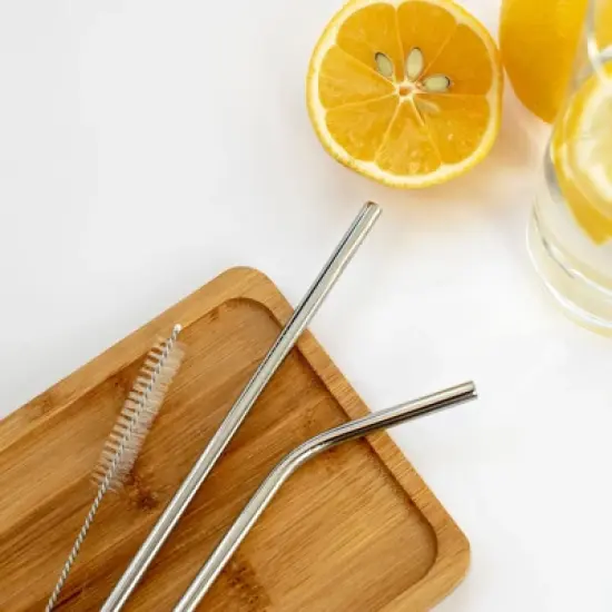 Unique Bargains Long Handle Wire Bristles Bottle Straw Cleaning Brushes 10 Pcs image {4}