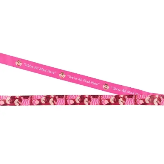 Disney Alice in Wonderland Cheshire Cat Breakaway Lanyard ID Badge Holder image {3}
