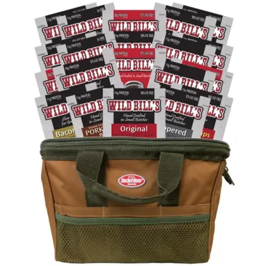 Wild Bill's 20-Piece Sampler Gift Tool Bag - Beef Jerky, Steak Strips, Pork Belly & More image {7}