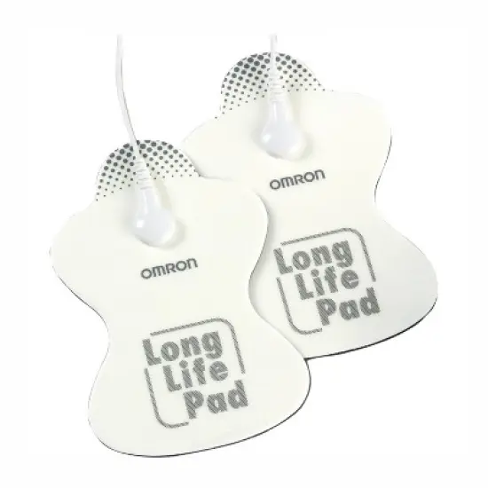 Omron&reg; ElectroTHERAPY TENS Long Life Pads&trade;, Standard in White image {8}