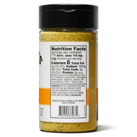 Kinders Caramelized Onion Butter Seasoning - 6.2oz image {2}
