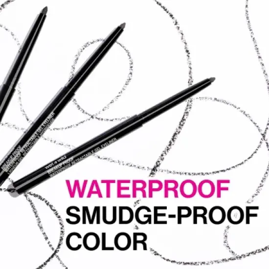 Wet n Wild Megalast Breakup Proof Retractable Waterproof Eyeliner - Dark Waterproof Brown image {5}