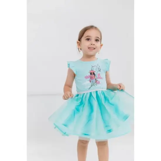Disney Lilo & Stitch Raya and the Last Dragon Encanto Moana Mirabel Sisu Girls Dress Girls Tulle Dress Toddler image {2}