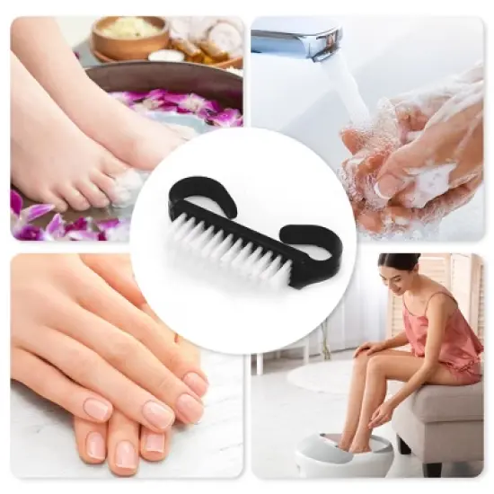 Unique Bargains Durable Solid Horn Nail Brush 2.44"x1.38" 1 Pc image {5}