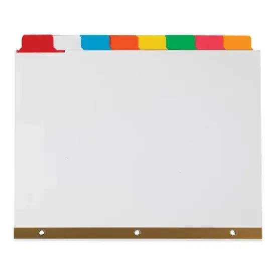 MyOfficeInnovations Big Tab Write-On Paper Dividers 8-Tab Multicolor 4/PK (13511/23179) 477150 image {4}