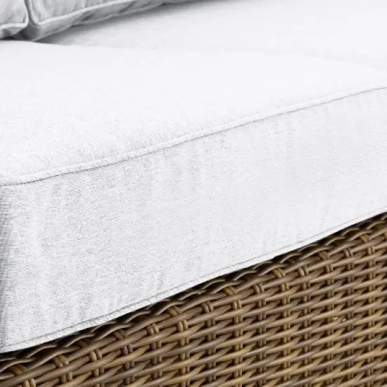 Bradenton Outdoor Wicker Loveseat - Crosley
 image {10}