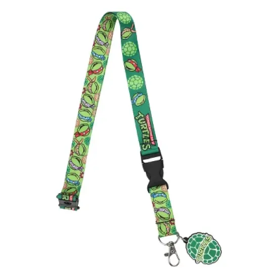 Teenage Mutant Ninja Turtles Heroes in a Halfshell 22-Inch Lanyard With Shell Charm and Clear ID Sleeve image {3}