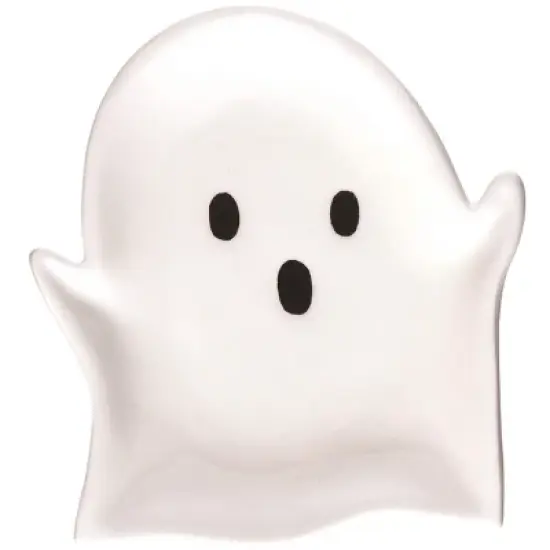 Transpac Dolomite Bat and Ghost Spoon Rest Set of 2 for Halloween Kitchen Decor, Fun and Functional Cooking Accessories image {2}