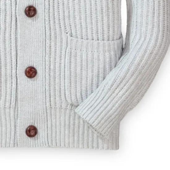 Hope & Henry Boys' Shawl Collar Cardigan, Infant image {2}