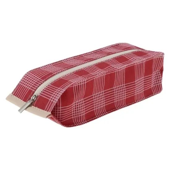 Unique Bargains Zipper Pencil Case Stripes Pattern image {8}