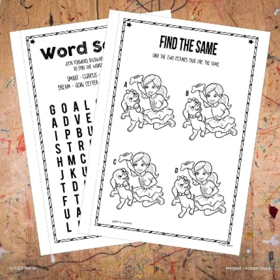 Barbie Coloring & Activity with Stamper Marker image {4}