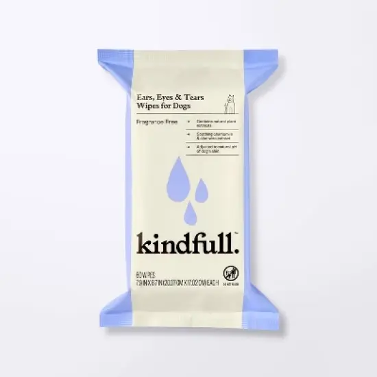 Ears, Eyes and Tears Dog Wipes - 60ct - Kindfull&trade; image {3}
