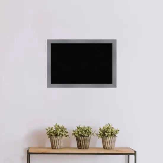 26"x18" Edwin Wood Frame Cork Board - Amanti Art image {8}