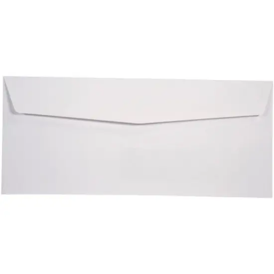School Smart Window Envelopes with Gummed Flap Closure, No 10, White, Pack of 500 image {3}