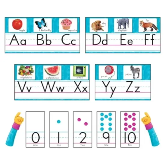 TREND Color Harmony Photo Alphabet Bulletin Board Set, 2 Sets image {1}