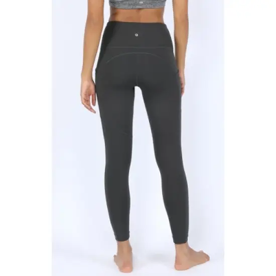 90 Degree by Reflex Womens Interlink High Waist Ankle Legging with Back Curved Yoke image {3}