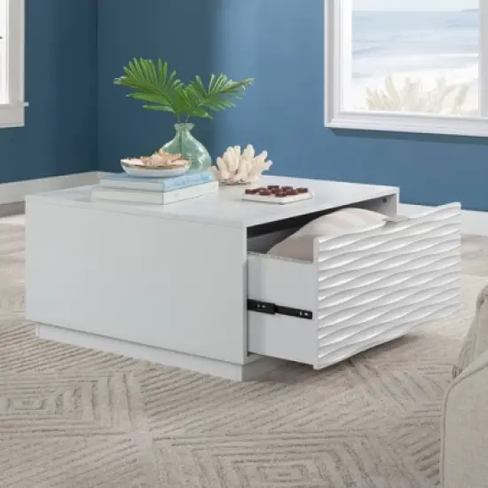 Sauder Morgan Main Coffee Table with Drawers White image {3}
