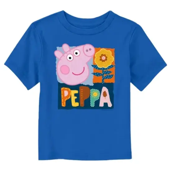 Toddler's Peppa Pig Embroidered Portrait T-Shirt image {2}