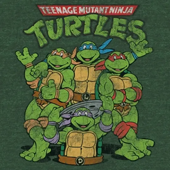 Junior's Teenage Mutant Ninja Turtles Best Friend Shot Festival Muscle Tee image {1}