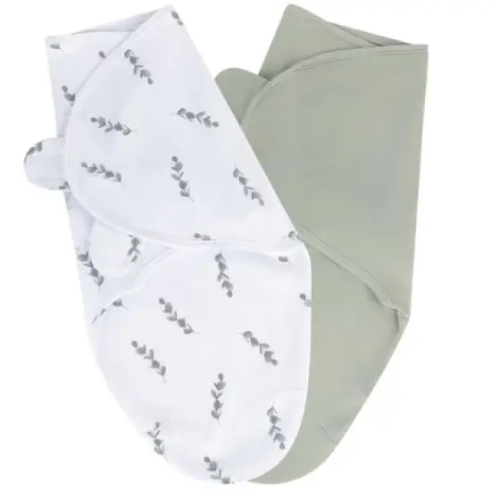 Ely's & Co. Adjustable Swaddle Blanket Infant Baby Wrap 2 Pack image {8}