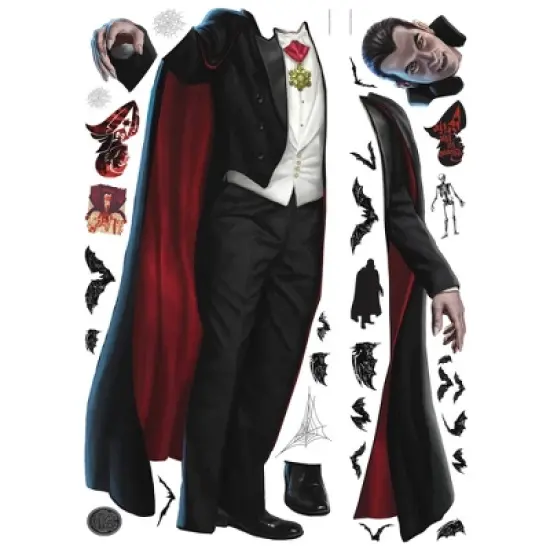 Classic Monsters Dracula Giant Peel & Stick Wall Decals - RoomMates image {1}