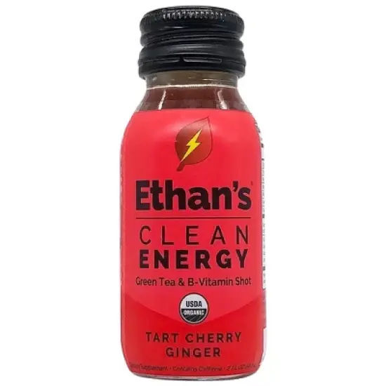 Ethan's Clean Energy Tart Cherry Ginger Drink - Case of 6/2 fz image {1}