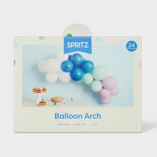 Retro Multicolor Balloon Garland Spritz&trade; image {3}