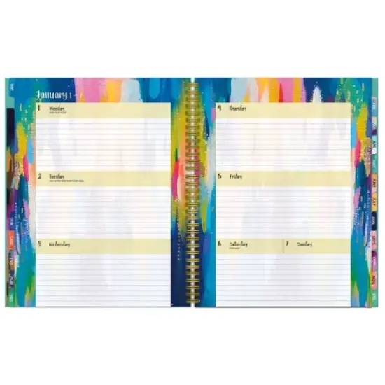 Lang 2024 Weekly/Monthly Planner 11"x9.5" Deluxe Ettavee image {3}
