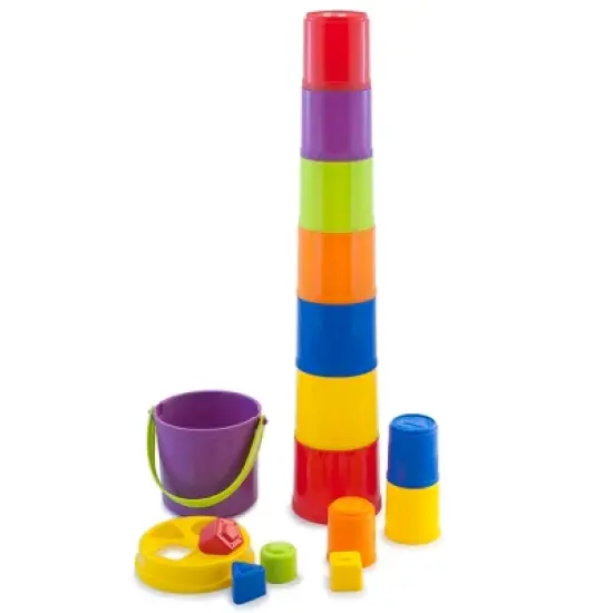 Miniland Educational Giantte Stacking and Nesting Game, 16 Pieces image {1}