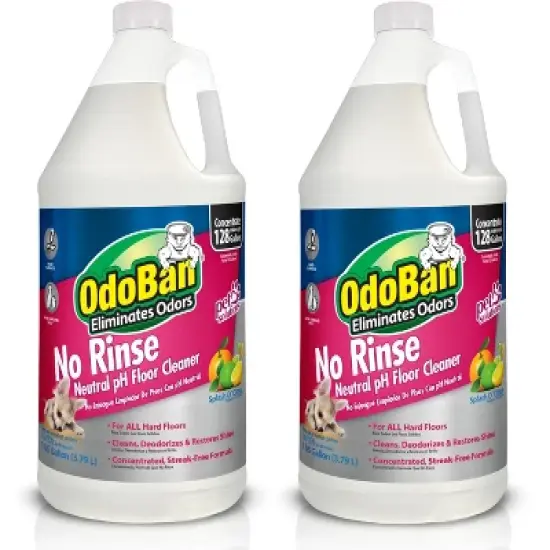 OdoBan Pet Solutions No Rinse Neutral pH Floor Cleaner Concentrate, 1 Gallon image {5}