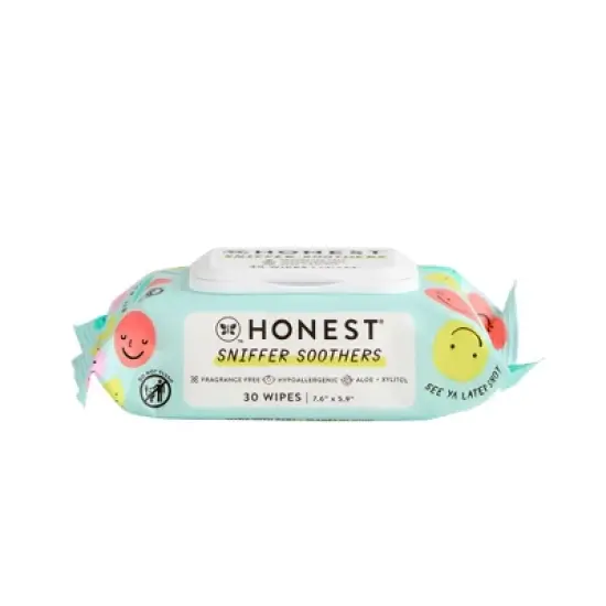 The Honest Company Sniffer Soothers Nose and Face Wipes image {12}