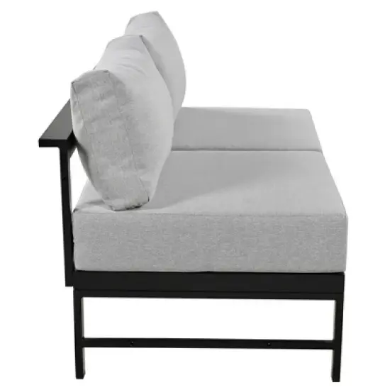 FIONECA Multi-Person Outdoor Sofa Set, Gray, Weather-Resistant Patio Furniture for Garden, Backyard, Balcony image {14}