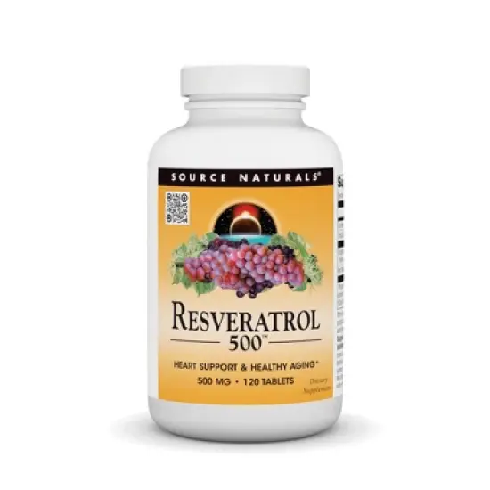 Resveratrol 500 500 mg by Source Naturals, Inc.  -  120 Tablet image {3}
