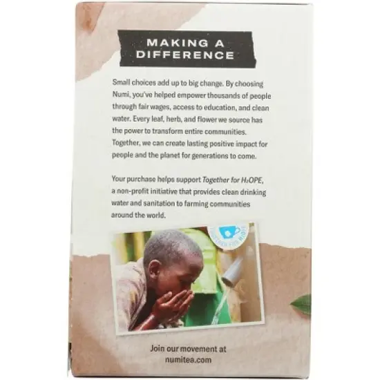 Numi Black Breakfast Blend Tea - Case of 6/18 Bags image {2}