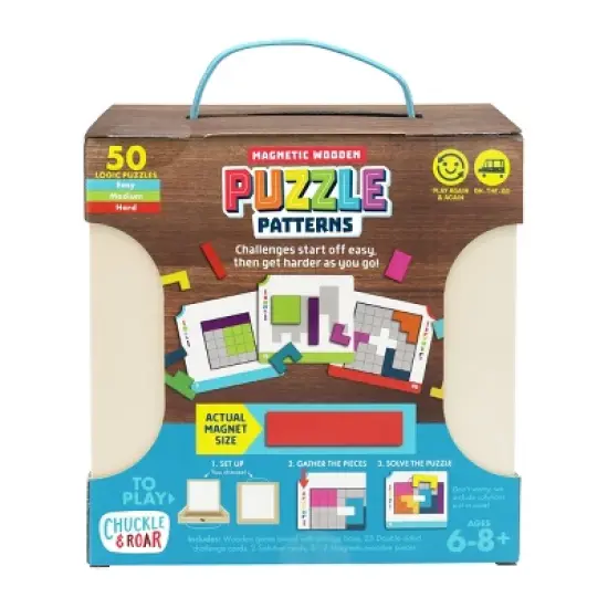 Chuckle & Roar Magnetic Wooden Logic Kids Puzzles - 41pc image {2}