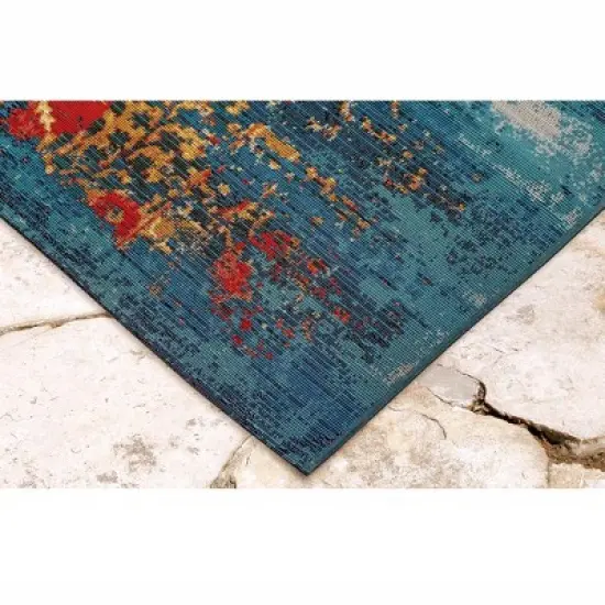 Liora Manne Marina Abstract Indoor/Outdoor Rug image {4}
