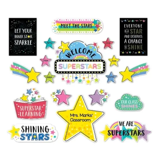 Creative Teaching Press&reg; Shine Bright Bulletin Board Set, 43 Pieces image {4}