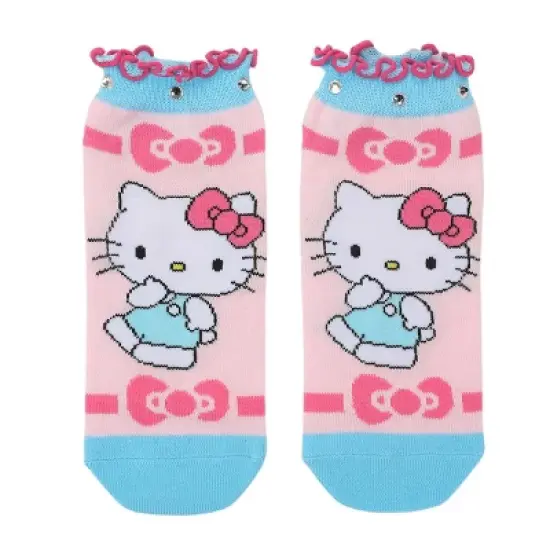 Hello Kitty & Friends Rhinestone Character Art Women's 5-Pair Ankle Socks-OSFA image {5}