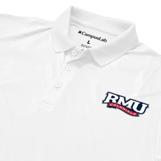 Men's Robert Morris University Adult Polo Left Chest Logo image {3}