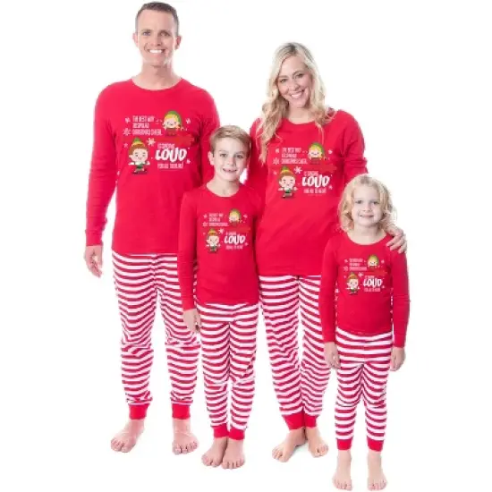 Elf The Movie Film Christmas Singing Tight Fit Family Pajama Set image {5}