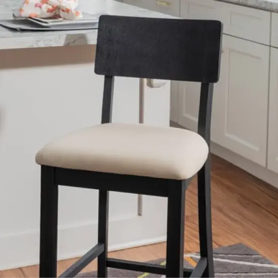 24" Jordan Counter Height Barstool - Linon image {7}