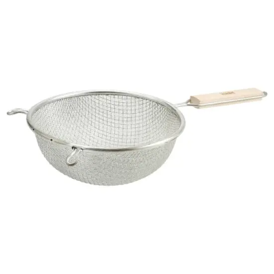 Winco Strainer with Medium Double Mesh, Stainless Steel, Tinned image {2}