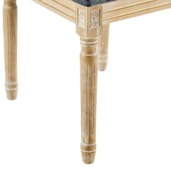 Christopher Knight Home Carina French Country Rubberwood Upholstered Dining Chair (Set of 6) image {7}