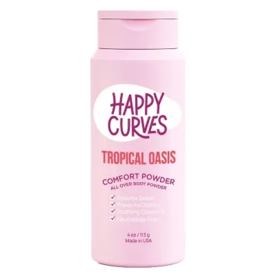 Happy Curves Comfort Powder Deodorant - Tropical Oasis - 4oz image {7}