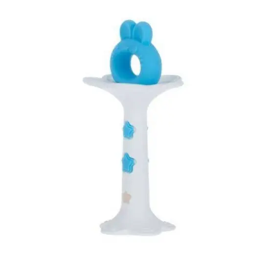 Nuby Silicone Teether - Neutral Red and Blue - 2pk image {3}