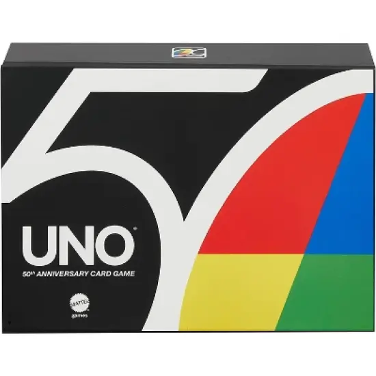 Mattel UNO Premium 50th Anniversary Edition Matching Card Game image {1}